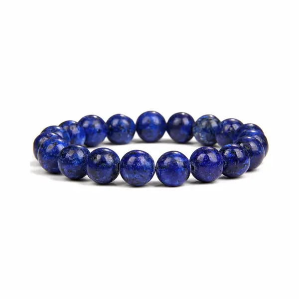 Bixorp Gems Lapis Lazuli Edelsteen Armband 10mm - Edelstenen Kralenarmband - Spiritueel Cadeau - 18cm thumbnail