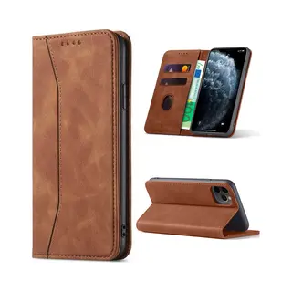 Jvs Products Hoesje Geschikt Voor Oppo A72 - Bookcase - Pasjeshouder - Portemonnee - Kunstleer - Bruin
