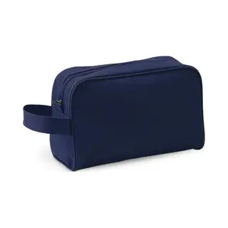Toilettas - Make-up Tas Met Handvat - Donkerblauw - 21 X 14 X 10 Cm - Kind/volwassenen - Handbagage
