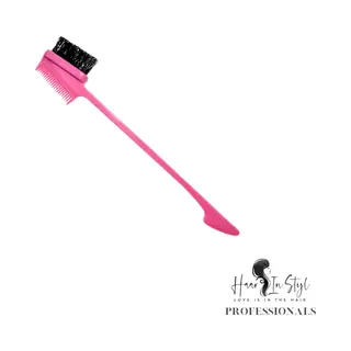 Haar In Stijl® Edge Brush Kam Roze - Side Burn Brush - Borstel Voor Babyharen En Wenkbrauwen