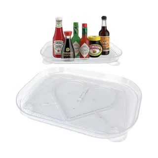 360° Draaibare Lazy Susan Draaitafel Organizer - Koelkast Opbergrek