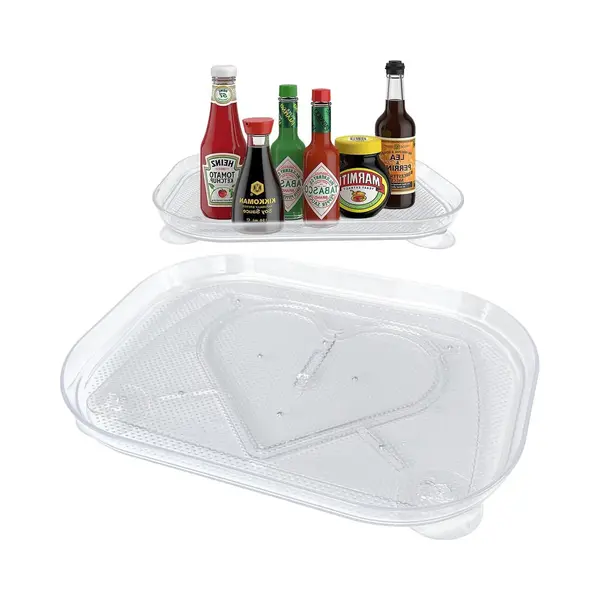 360° Draaibare Lazy Susan Draaitafel Organizer - Koelkast Opbergrek thumbnail