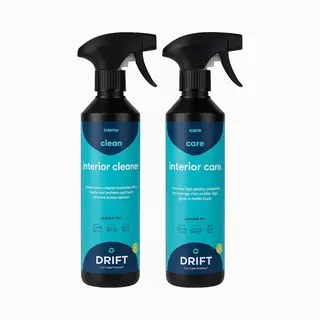 Drift Detailing Supplies Auto Interieur Verzorging Set - Interieur Reiniger - Cockpit/Dashboard Reiniger– Dashboard En Cockpit Verzorger – 500ml 2X Spray
