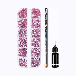 Goodbitz® - Rhinestones - 3-delig - Rhinestones Steentjes - Strasssteentjes - Steentjes Decoratief - Steentjes Nagels - Plak Diamantjes -