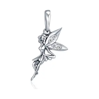 RomyStones – Sprookjes Bedel – Fee – 925 Sterling Zilver – Voor Je Bedelarmband Of Voor Je Keting - Zirkonia