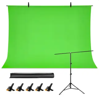 Green Screen - 200x150 Doek - Voor Fotografie - Achtergrond Voor Fotostudio - Achtergronddoek - Luft