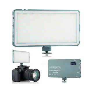 Mojogear Lumi Bicolor Led-lamp Medium - 12 Watt - Stevig Metaal - 4.000 MAh Batterij - Wit/geel Licht - Krachtige Lamp Voor Camera / Studio / Video -