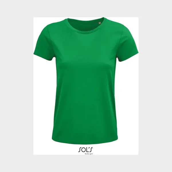 Sol'S - Crusader T-shirt Dames - Groen - 100% Biologisch Katoen - S thumbnail
