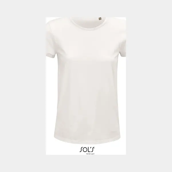 Sol'S - Crusader T-shirt Dames - Wit - 100% Biologisch Katoen - L thumbnail