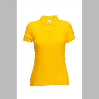 Fruit Of The Loom - Dames-Fit Pique Polo- Geel - Xxl