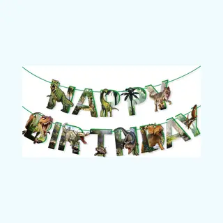 Q2P Dino Versiering Dinosaurus Slingers Happy Birthday Slinger Kinderfeestje Verjaardag Versiering Verjaardag Decoratie