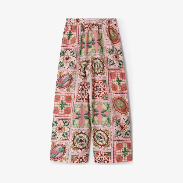 Sissy-Boy - Lichtroze Wide Leg Broek Met Print thumbnail