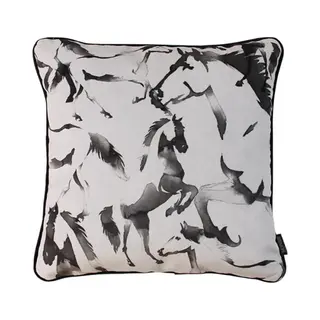 Gek op Kussens! Sierkussen Velvet Horses | 45 X 45 Cm | Velvet/Polyester