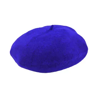 Franse Baret - Blauw | Polyacryl / Wolvilt | One Size | Fashion Favorite
