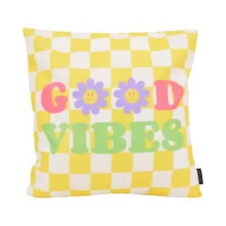Novée Sierkussen Good Vibes #4 | Outdoor / Buiten Collectie | 45 X 45 Cm | Katoen/Polyester