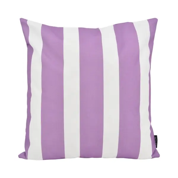 Novée Sierkussen Streep Paars | Outdoor / Buiten Collectie | 45 X 45 Cm | Katoen/Polyester thumbnail