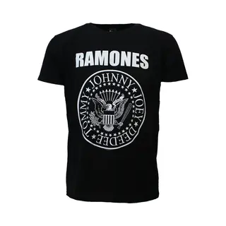 Popmerch The Ramones Presidential Seal T-Shirt - Xl