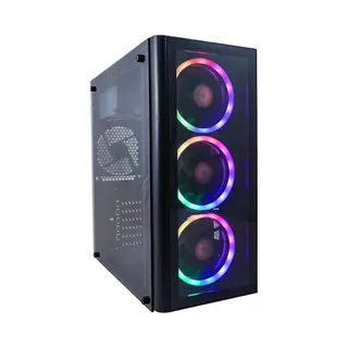 LalaShops Amd Ryzen 5 6-Core Rgb Game Computer / Gaming Pc - Rtx 5060 - 1TB Ssd - 32GB Ram - Win11 Pro - Wifi - Windows 11 Pro