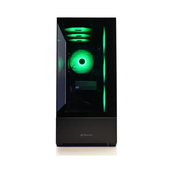 BitBull Amd Ryzen 7 5700X - NVidia GeForce Rtx 5060 - 32GB Ram - 1TB Ssd - Sharkoon AK6 Rgb Black Aquarium Case - WiFi 6 / Bluetooth 5.4 thumbnail