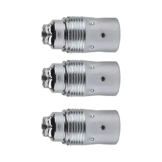 Lamphouder - Glad - E14 - Chroom - Per 3 Stuks