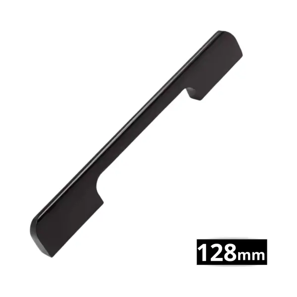By Mjm Handgreep Zwart Aluminium - Handgreep Zwart 128/160mm Handgrepen - Handgreep Keuken - Meubelbeslag - Handgrepen Keukenkastjes - Handgrepen Kast thumbnail