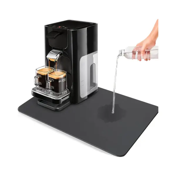 Glodi Goods Abtropfmatte Für Kaffeemaschine 40x50 Cm – Saugfähige Kaffeemaschinen Matte – Rutschfeste Unterlage Für Kaffeevollautomat & Barista Zubehör thumbnail