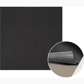 Glodi Goods® Zelfklevend Leer Reparatie Set 50 X 50CM – Kunstleer Decoratiefolie – Meubelfolie Waterdicht – Leren Bank – Zwart
