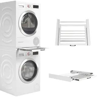 Wasophoogte® Tussenstuk Wasmachine Droger - Stapelkit Wasmachine Droger - Tussenkader - Geschikt Voor Elk Type - Wit