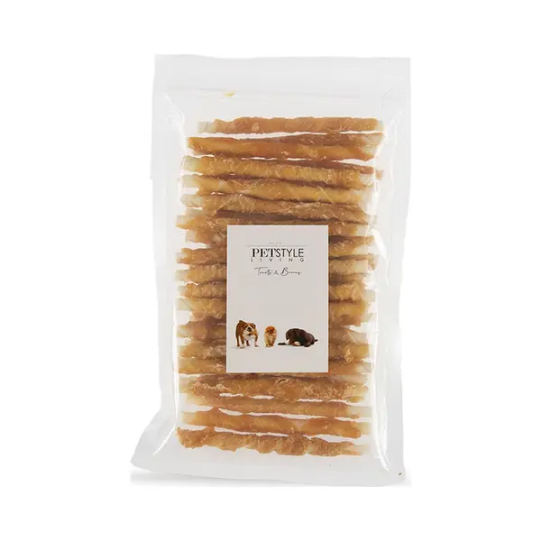 Petstyle Living Kaustange Mit Huhn - Hundesnack - 12, 5cm - 30 Stück thumbnail