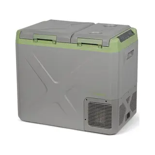 Steamy SECXD55 - Elektrische Compressor Koelbox - Dual Compartment - Koelen En Vriezen - 40 Liter - 12V En 230V - Grijs
