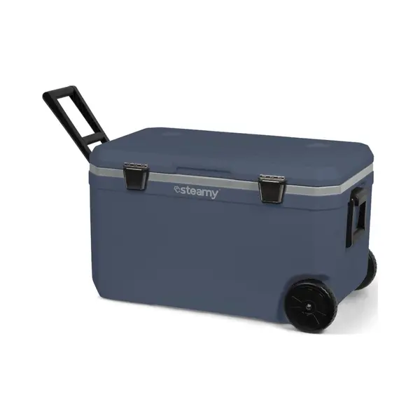 Steamy Cool 70 Kühlbox Mit Rollen, 70 Liter, Blau thumbnail