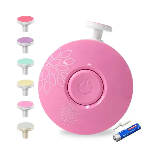 NilaFee Collection NilaFee® - Electrische Baby Nagelvijl - 7 Vijlen - Incl. Batterij - Baby Nagelknipper - Manicureset Baby - Nagelschaartje - Roze thumbnail