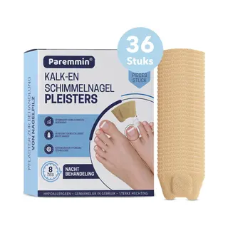 Paremmin Kalknagel Pleister 36 Stuks - Kalknagelbehandeling - Schimmelnagel Behandeling - Voetschimmel - Creme