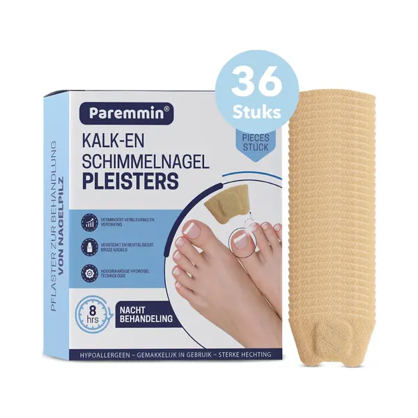 Paremmin Kalknagel Pleister 36 Stuks - Kalknagelbehandeling - Schimmelnagel Behandeling - Voetschimmel - Creme thumbnail