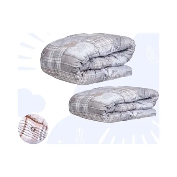 Zelesta Wonderbed Bettdecke 240x220 4 Jahreszeiten Mit Druckknöpfen- Bettwäsche Winterdecke Und Sommer-Bettdecke Warm Duvet - Waschbare Bettdecke thumbnail