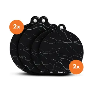 Louvera Inductie Beschermer Set – Hittebestendig Tot 280 ºC – Panbeschermers - Afdekplaat Voor Kookplaat - Inductie Mat Voor Elk Formaat - 4