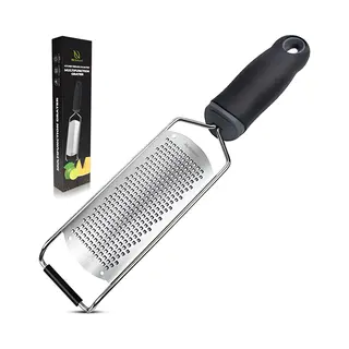 Hi Nature™ Käsereibe | Parmesanreibe & Zitronenreibe Edelstahl – Handreibe Mit Behälter Für Käse, Ingwer, Knoblauch & Muskat | Feine