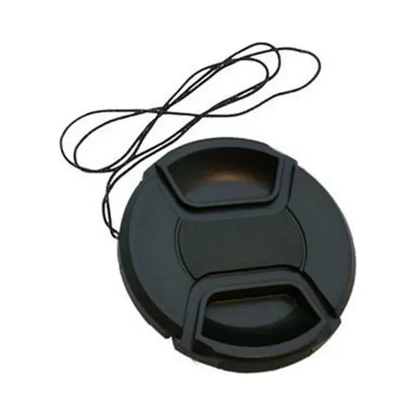 Universele Lensdop Met Koord - 58mm - Geschikt Voor Canon, Nikon, Sony, Pentax - Lenscap thumbnail