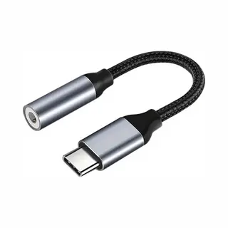 Usb-C Naar 3.5mm Jack Adapter - Aux Naar Usb C Kabel - Audio Verloopstuk Tussenstukje Oortjes - Geschikt Voor Samsung, Huawei, Xiaomi, Oppo, IPhone 15