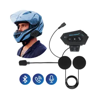 Draadloze Bluetooth Headset Voor Motorhelm - Waterdicht - Met Microfoon