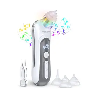 Vulpes Goods® BabyCare - Baby Neusreiniger - Baby Neusreiniger Elektrisch - Neusdouche Elektrisch - Neusreiniger - Snoetenpoetser - Neuszuiger -