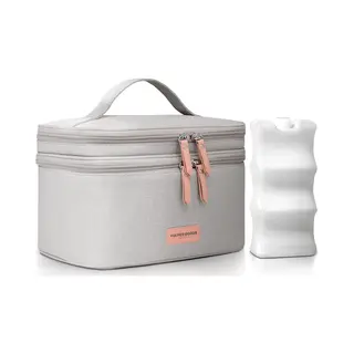 Vulpes Goods® Babycare - Luxe Koeltas Met Koelelement - Voor Onderweg - Kolftas - Moedermelk Tot 12 Uur Koel - Koeltas Kolf - Koeltas Moedermelk -