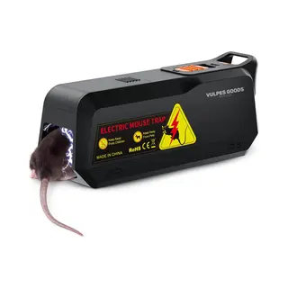 Vulpes Goods® Verjager - Elektrische Muizenval – Effectieve Muizenval Voor Binnen - Batterijen & Usb - Veilig, Hygiënisch & Duurzaam - Nieuw