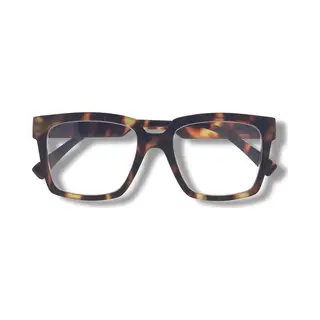 Noci Eyewear PCL031 Remo Leesbril - Sterkte +2.00 Tortoise - Groot Montuur- Inclusief Opbergpouch