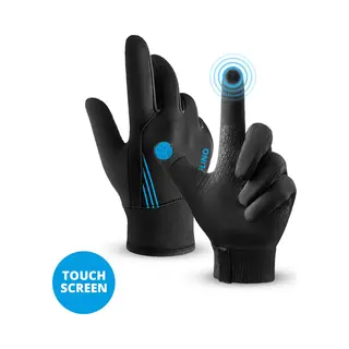 FlinQ Waterdichte Handschoenen Premium - Winddichte Fietshandschoenen Voor In De Winter - Warme Handschoenen Met Touchscreen Vingertoppen - Voor Dames