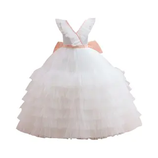 Het Betere Merk Prinsessenjurk Meisje - Bruidsmeisjes Jurken - Communie Jurk - Maat 122/128 (130)