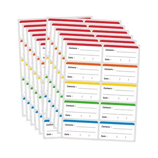Consumerce® Diepvriesstickers Beschrijfbaar – 100 Stuks – Diepvries Etiketten Haccp – Diepvriesetiketten – Diepvrieszakjes – Keuken