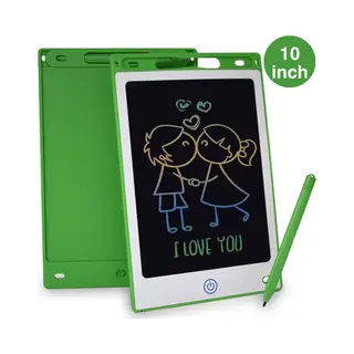 Tekenbord Kinderen Kiraal - Tekentablet - Lcd Tekentablet Kinderen - Grafische Tablet Kinderen - Kindertablet Groen - 10 Inch