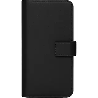 Caseuals Echt Lederen Portemonnee/Boekhoesje - Krachtige Magneetsluiting - Geschikt Voor Apple IPhone 13 Pro - Zwart