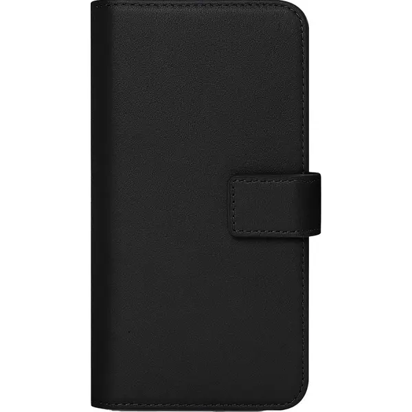 Caseuals Echt Lederen Portemonnee/Boekhoesje - Krachtige Magneetsluiting - Geschikt Voor Apple IPhone 13 Pro - Zwart thumbnail
